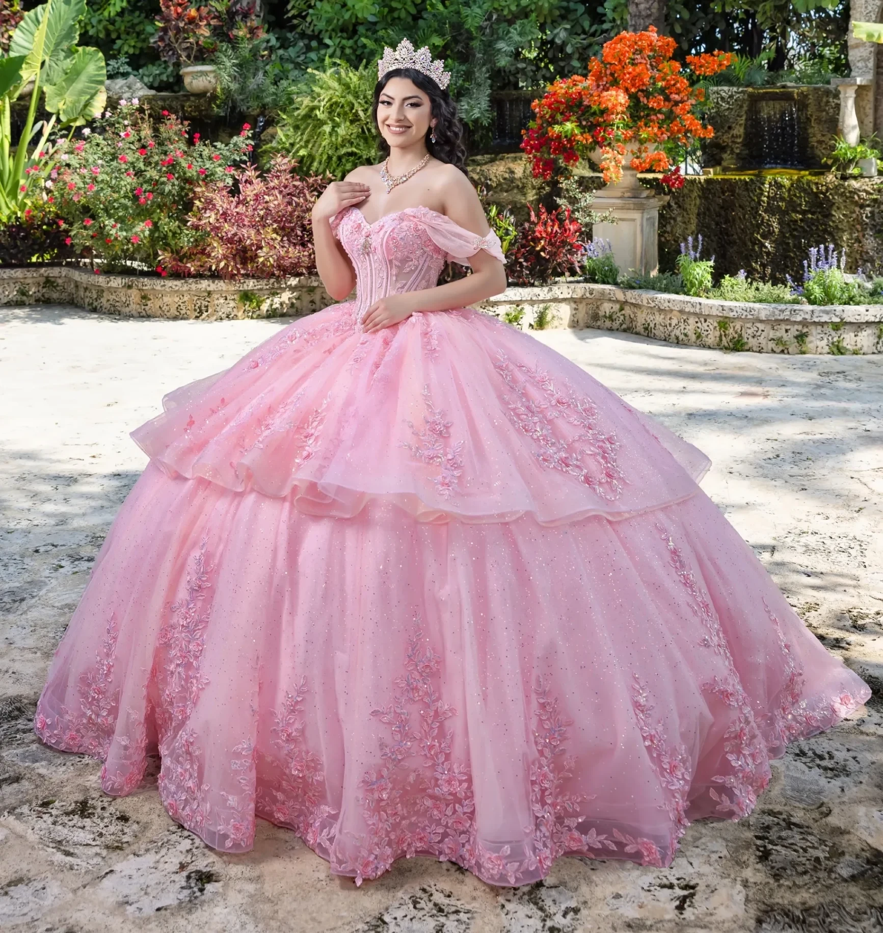 Blonde in White Casablanca Dress