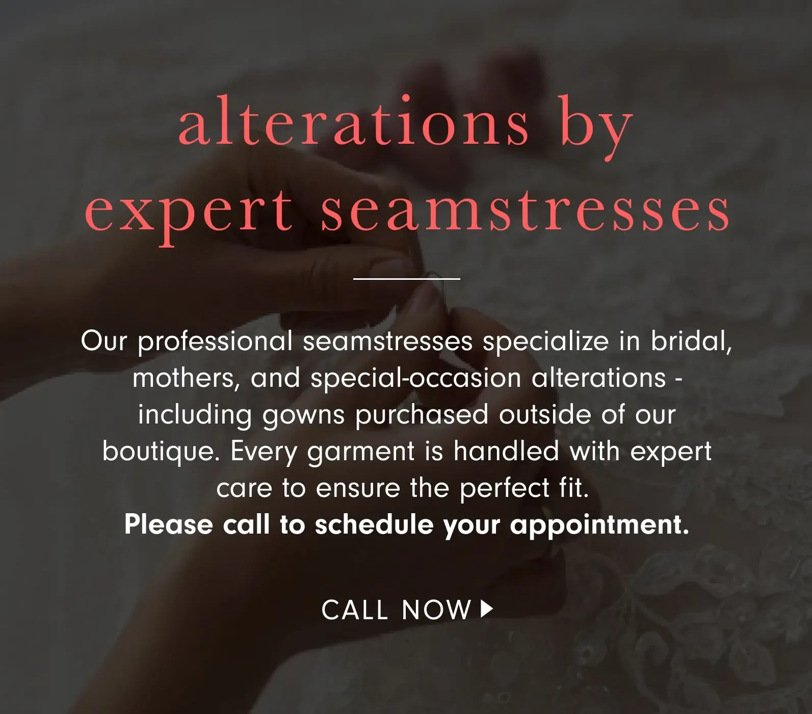 Jeannine's Bridal logo Hero mobile